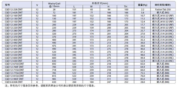 DNTY系列 技術(shù)參數(shù)