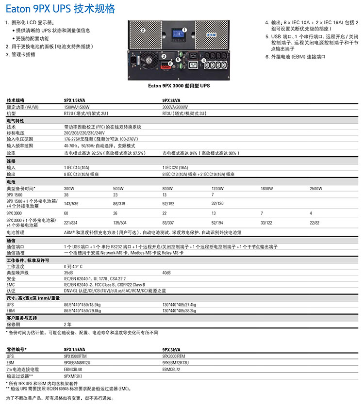 伊頓-9PX-船用-UPS-產(chǎn)品手冊-ZH-CN-3